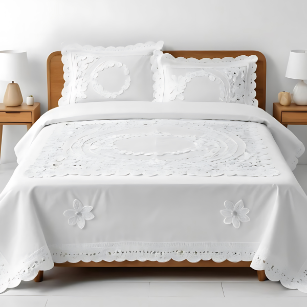 King Duvet Embroidered Cover 280cm x 250cm